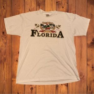 Florida Tropical Paradise True Vintage The Sunshine State Shirt Oranges